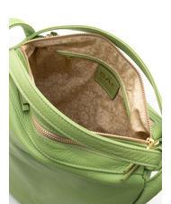 LESAC TRIO Hammered leather backpack green apple - Women’s Bags - 9