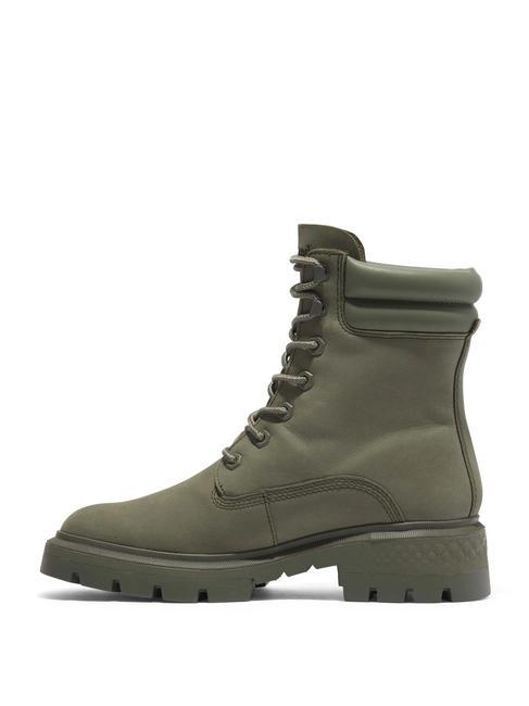 CORTINA VALLEY 6 INCH Leather ankle boots deep lichen grn - Women’s shoes