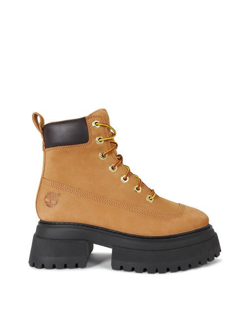 SKY 6 INCH High leather ankle boots wheat - Women’s shoes