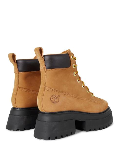 SKY 6 INCH High leather ankle boots wheat - Women’s shoes