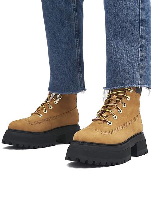 SKY 6 INCH High leather ankle boots wheat - Women’s shoes