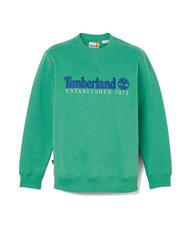 TIMBERLAND ESTABILISHED 1973 Crewneck sweatshirt celtic green wb - Sweatshirts - 4
