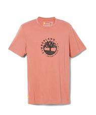 TIMBERLAND SS REFIBRA Cotton T-shirt light mahogany - T-shirt - 3