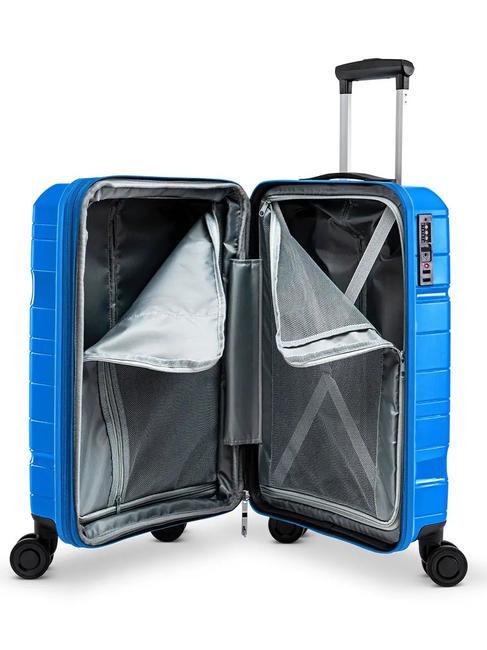 DISCOVERY Hand luggage trolley, expandable blue river - Hand luggage