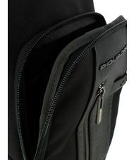 PIQUADRO BRIEF 2 One shoulder backpack Black - Laptop backpacks - 4