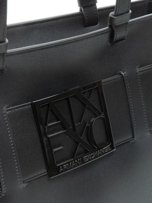 A|X BUCKLE Shoulder shopper bag Black - Women’s Bags