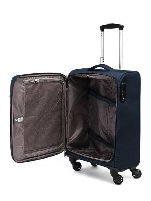 ECO-MOOD Medium size expandable trolley night blue - Semi-rigid Trolley Cases