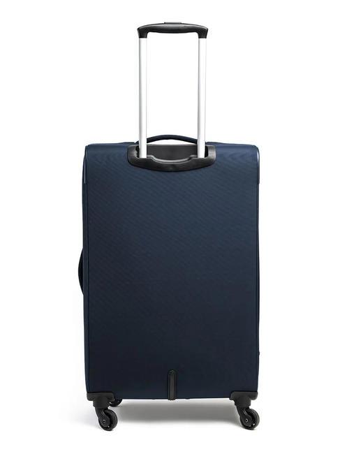 ECO-MOOD Medium size expandable trolley night blue - Semi-rigid Trolley Cases
