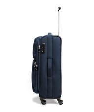 R RONCATO ECO-MOOD Large size expandable trolley night blue - Semi-rigid Trolley Cases - 3