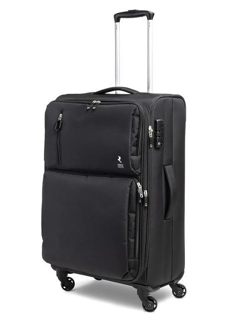 ECO-MOOD Set of 3 trolleys: cabin+medium and large exp Black - Trolley Set