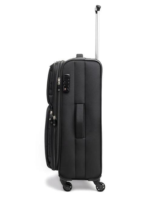 ECO-MOOD Set of 3 trolleys: cabin+medium and large exp Black - Trolley Set