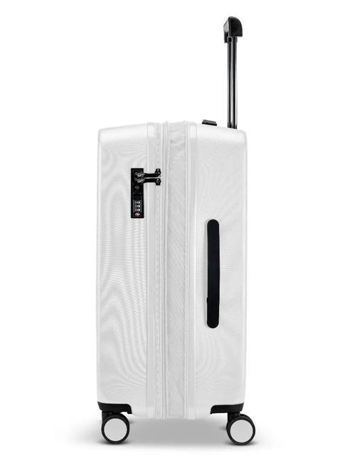 RITMO Medium expandable trolley white - Rigid Trolley Cases