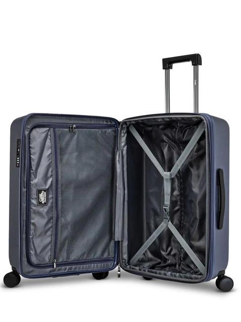 RITMO Medium expandable trolley blu navy - Rigid Trolley Cases