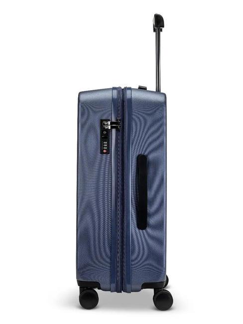 RITMO Medium expandable trolley blu navy - Rigid Trolley Cases