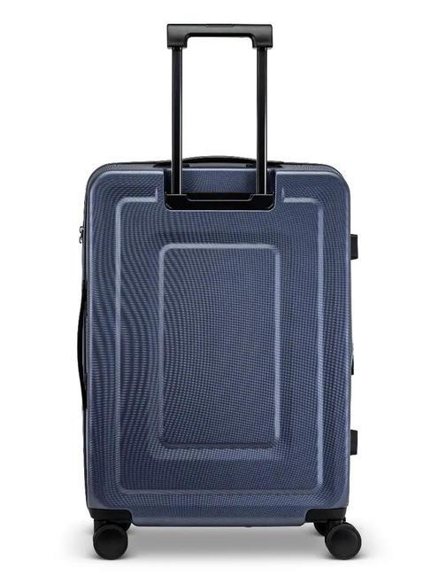 RITMO Medium expandable trolley blu navy - Rigid Trolley Cases