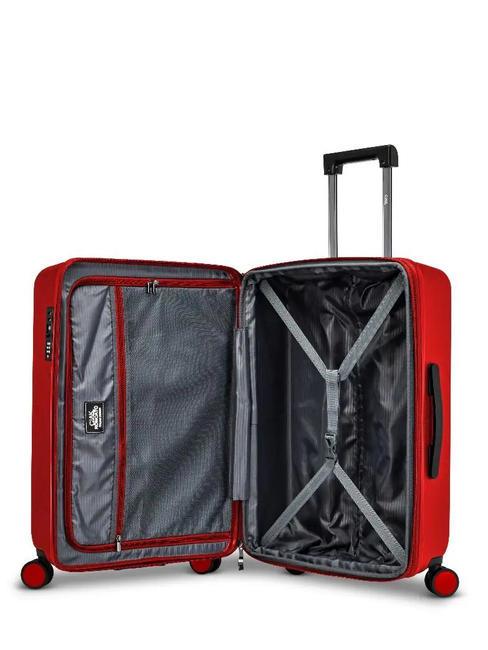 RITMO Medium expandable trolley Red - Rigid Trolley Cases