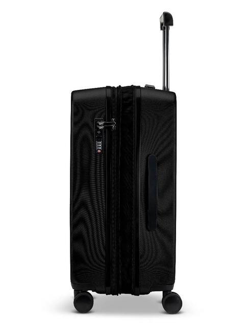 RITMO Medium expandable trolley Black - Rigid Trolley Cases