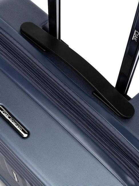 RITMO Large expandable trolley blu navy - Rigid Trolley Cases