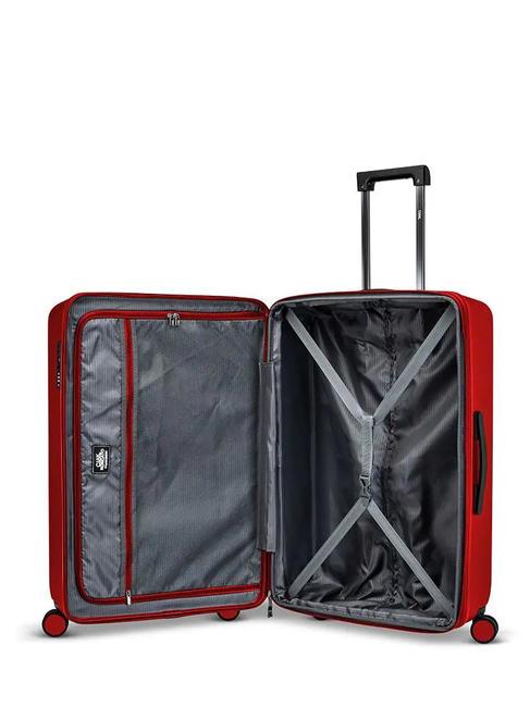 RITMO Large expandable trolley Red - Rigid Trolley Cases