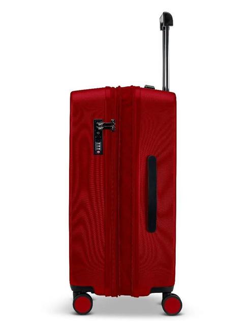 RITMO Large expandable trolley Red - Rigid Trolley Cases