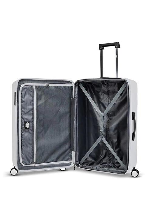 RITMO Large expandable trolley white - Rigid Trolley Cases