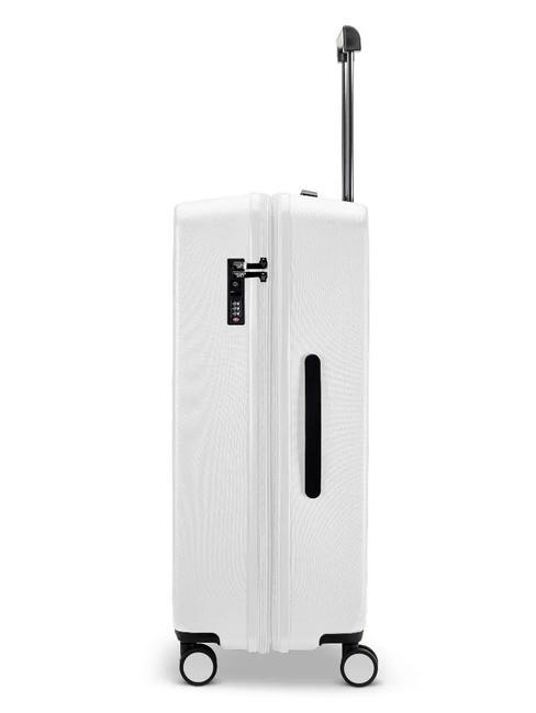 RITMO Large expandable trolley white - Rigid Trolley Cases