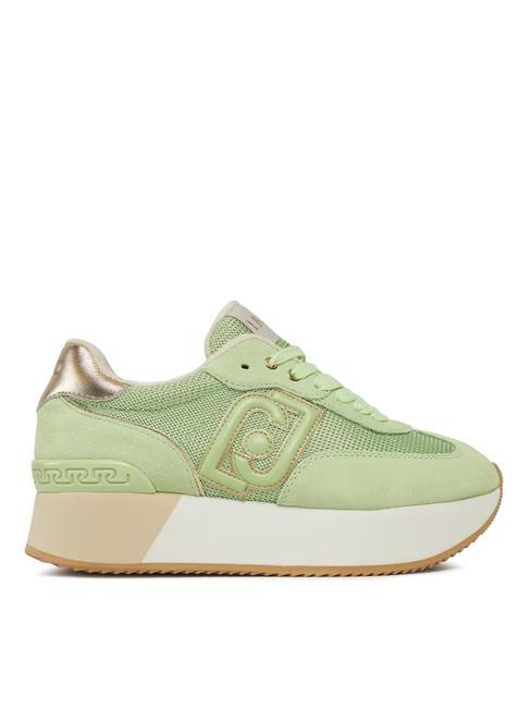 DREAMY 02 Platform sneakers light green/light gold - Women&rsquo;s shoes