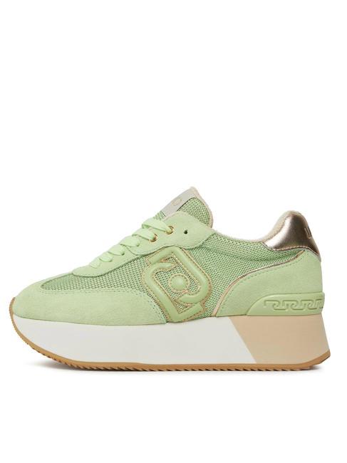 DREAMY 02 Platform sneakers light green/light gold - Women&rsquo;s shoes