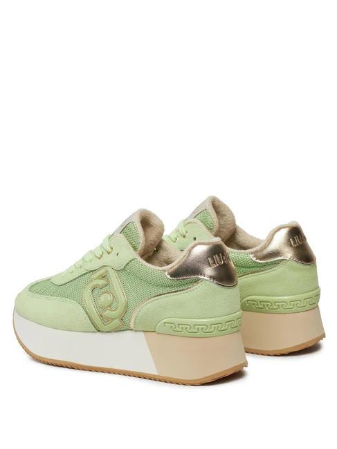DREAMY 02 Platform sneakers light green/light gold - Women&rsquo;s shoes