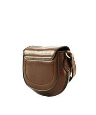 THE BRIDGE BETTINA Mini leather shoulder bag BROWN - Women’s Bags - 3