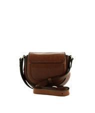 THE BRIDGE BETTINA Mini leather shoulder bag BROWN - Women’s Bags - 4