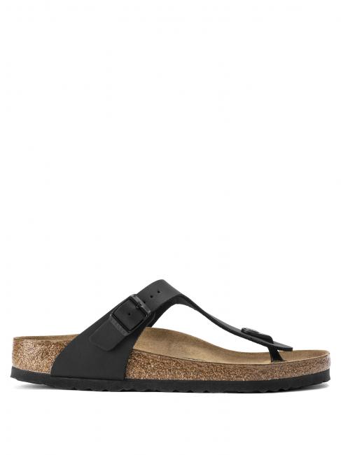 GIZEH BIRKO-FLOR Thong sandal black - Unisex shoes