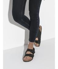 BIRKENSTOCK MILANO Birko-Flor slipper sandal black - Unisex shoes - 6