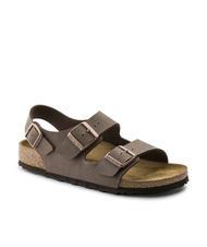 BIRKENSTOCK MILANO Birko-Flor sandal slipper mocca - Unisex shoes - 4