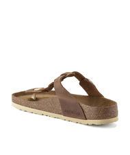 BIRKENSTOCK GIZEH Leather flip-flops cognac - Unisex shoes - 5