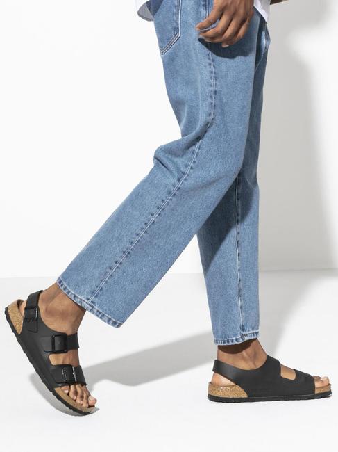 MILANO Birko-Flor slipper sandal black - Unisex shoes