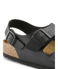 BIRKENSTOCK MILANO Birko-Flor slipper sandal black - Unisex shoes - 4