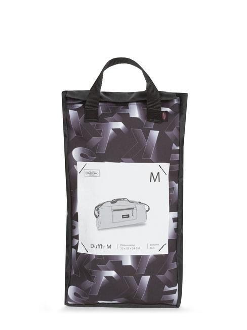 DUFFL'R M Travel bag with shoulder strap blocktype black - Duffle bags