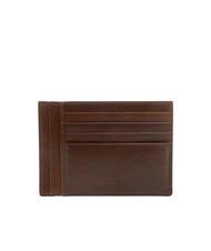 THE BRIDGE BUFALINI Flat leather card holder - Men’s Wallets