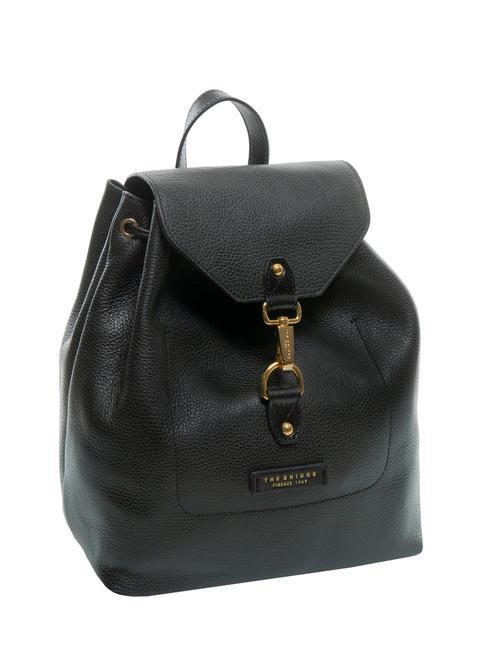 CORE SOFT Leather backpack Black Gold - Women&rsquo;s Bags