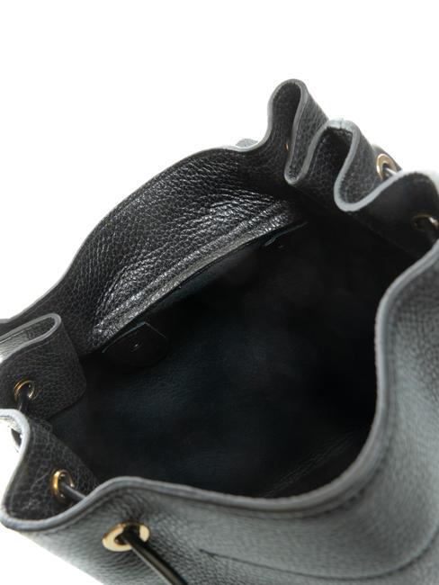 CORE SOFT Leather backpack Black Gold - Women&rsquo;s Bags