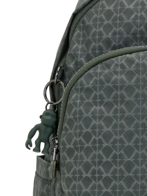 DELIA M Backpack sign green embosse - Women’s Bags