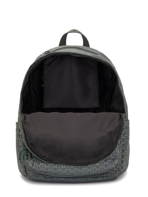 DELIA M Backpack sign green embosse - Women’s Bags