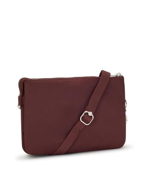 RIRI  Clutch bag with shoulder strap deep aubergine - Women’s Bags
