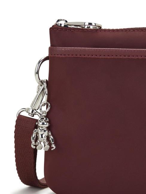 RIRI  Clutch bag with shoulder strap deep aubergine - Women’s Bags