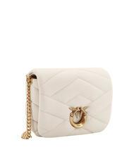 PINKO LOVE CLICK PUFF Mini quilted leather bag - Women’s Bags