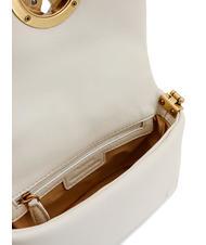 PINKO LOVE CLICK PUFF Mini leather shoulder bag white + white-block color - Women&rsquo;s Bags - 5