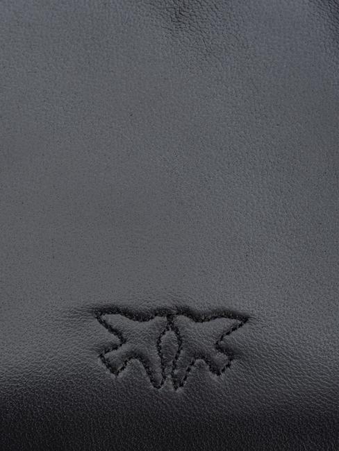 LOVE CLICK PUFF Mini leather shoulder bag black limousine block color - Women’s Bags