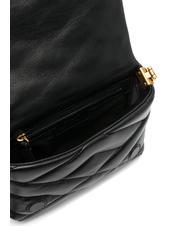 PINKO LOVE CLICK PUFF Mini quilted leather bag black-antique gold - Women’s Bags - 5