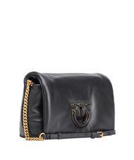 PINKO LOVE CLICK PUFF CLASSIC Leather shoulder bag black limousine block color - Women’s Bags - 2